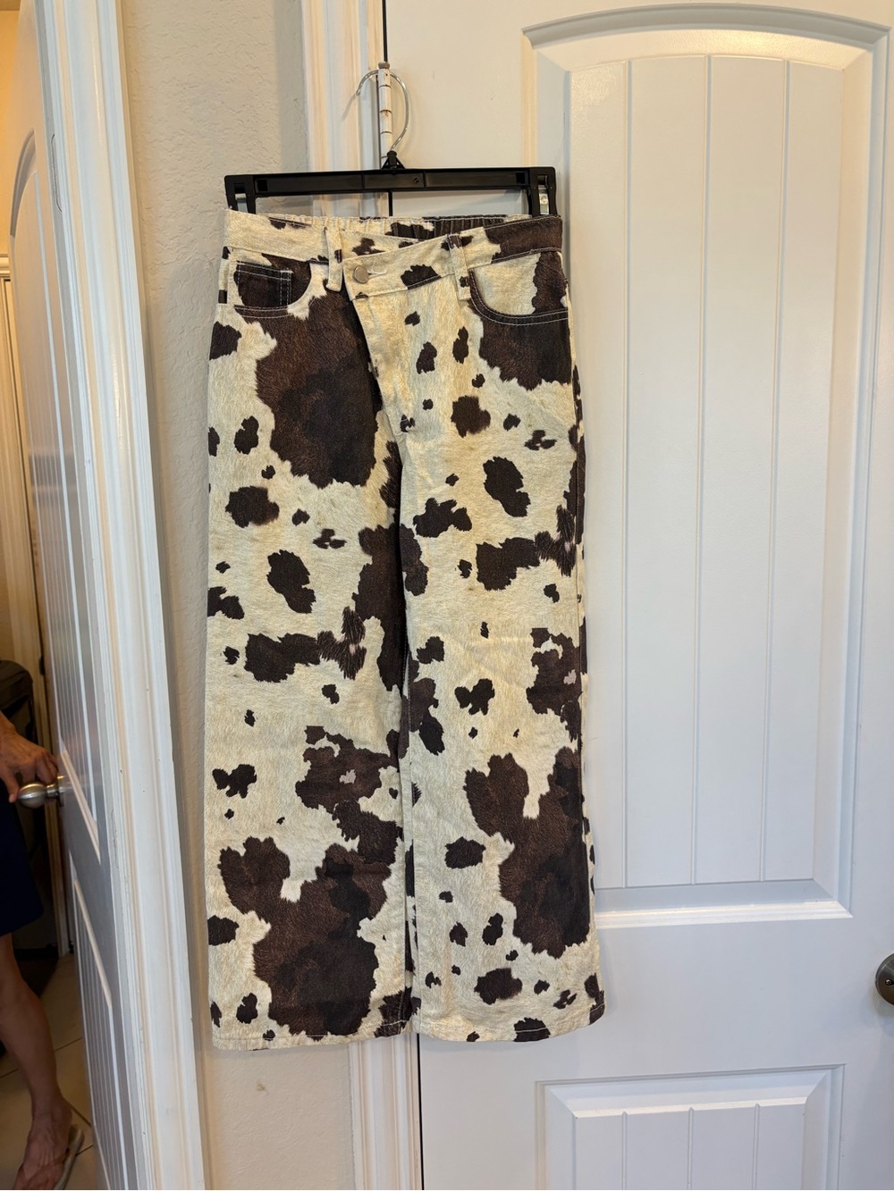 Girls  Cow Print Jeans